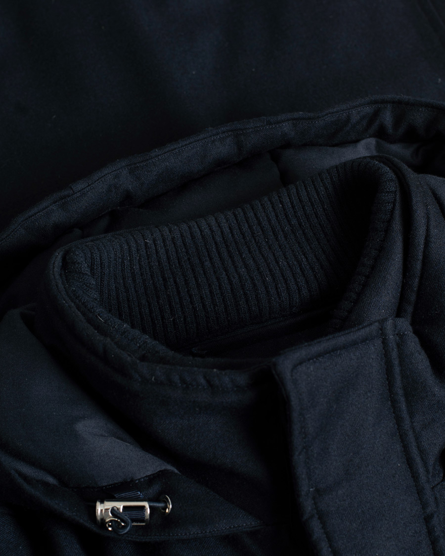 Herre | Morris Heritage Brunate Limited Wool Down Parka Navy | Pre-owned | Morris Heritage Brunate Limited Wool Down Parka Navy