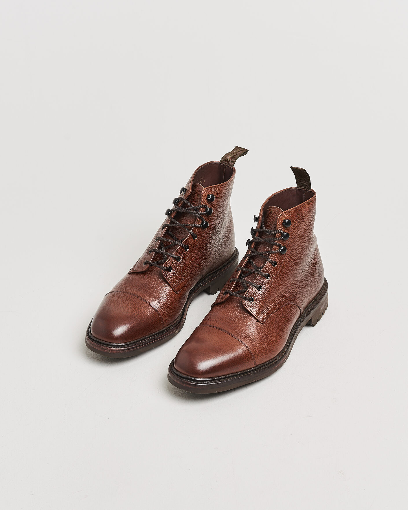 Herre | Pre-owned Randsyede sko | Pre-owned | Loake 1880 Sedbergh Derby Boot Brown Grain Calf UK9 - EU43