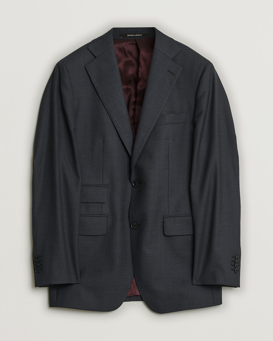 Herre | Pre-owned Blazere | Pre-owned | Rose & Born Wool Blazer Grey 46