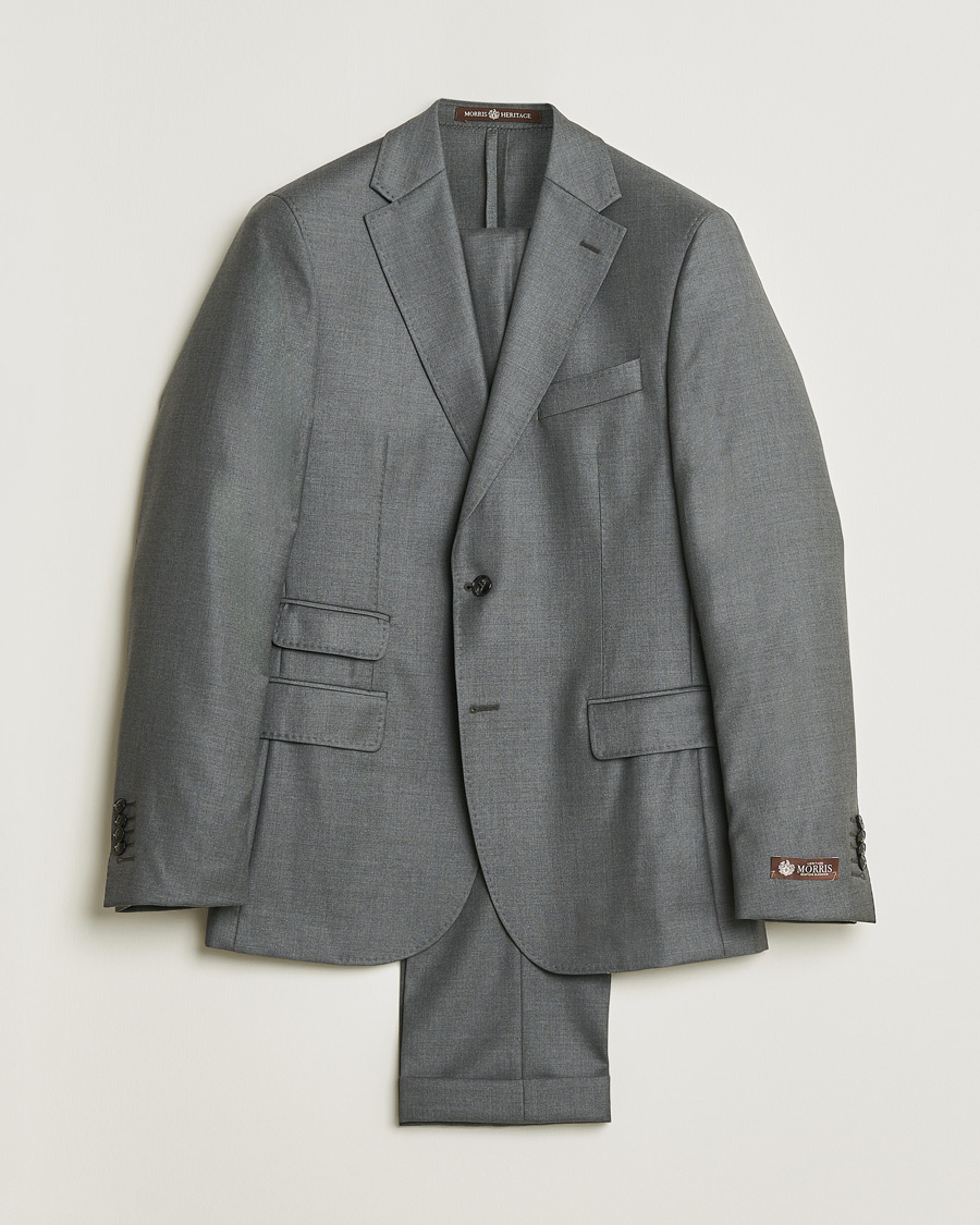 Herre | Pre-owned Jakkesæt | Pre-owned | Morris Heritage Wool Suit Grey 50
