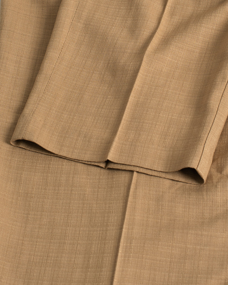 Herre | Barena Talon Pleated Trousers Khaki | Pre-owned | Barena Talon Pleated Trousers Khaki