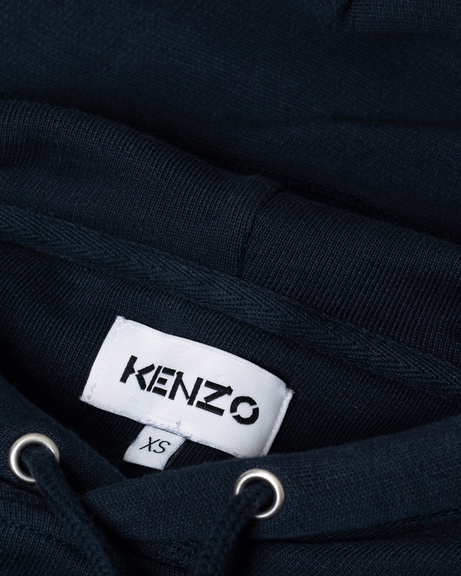 Herre | Trøjer | Pre-owned | KENZO Multi Logo Hoodie Navy XS