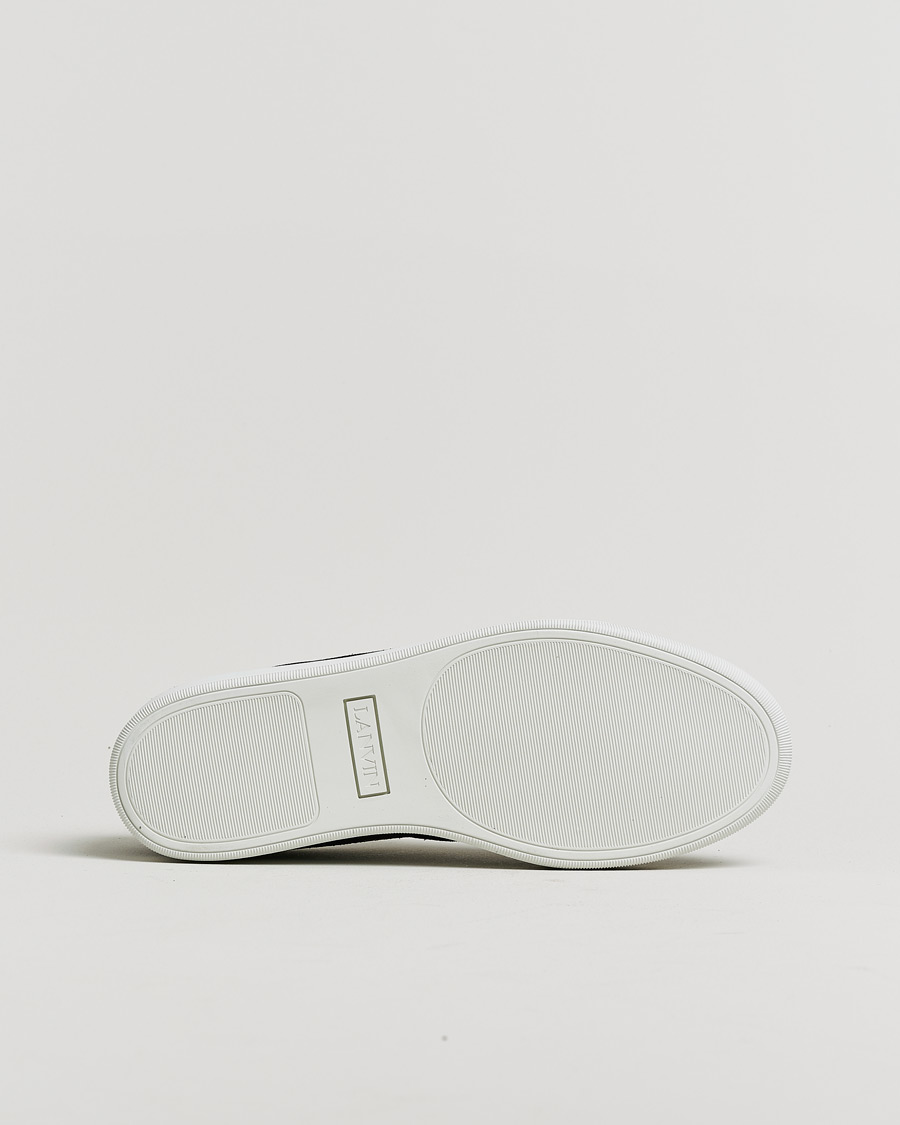 Herre | Pre-owned Sko | Pre-owned | Lanvin DBB1 Patent Cap Toe Sneaker Black UK10 - EU44