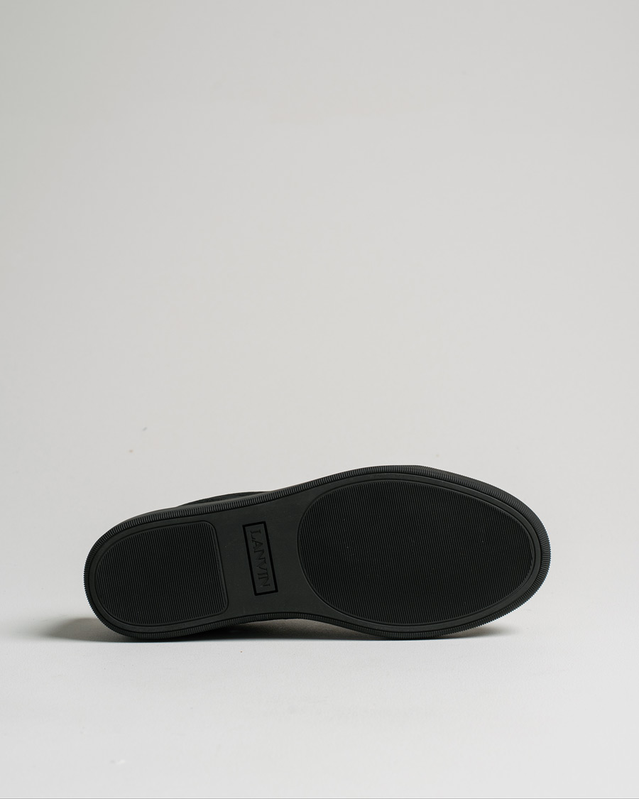 Herre | Pre-owned Sko | Pre-owned | Lanvin Patent Cap Toe Sneaker Black/Black