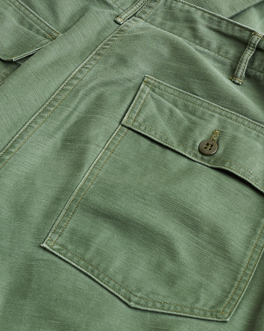 Herre | Pre-owned Bukser | Pre-owned | orSlow Slim Fit Original Sateen Fatigue Pants Green M