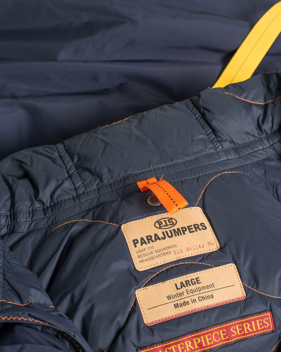 Herre | Parajumpers Right Hand Masterpiece Parka Navy | Pre-owned | Parajumpers Right Hand Masterpiece Parka Navy