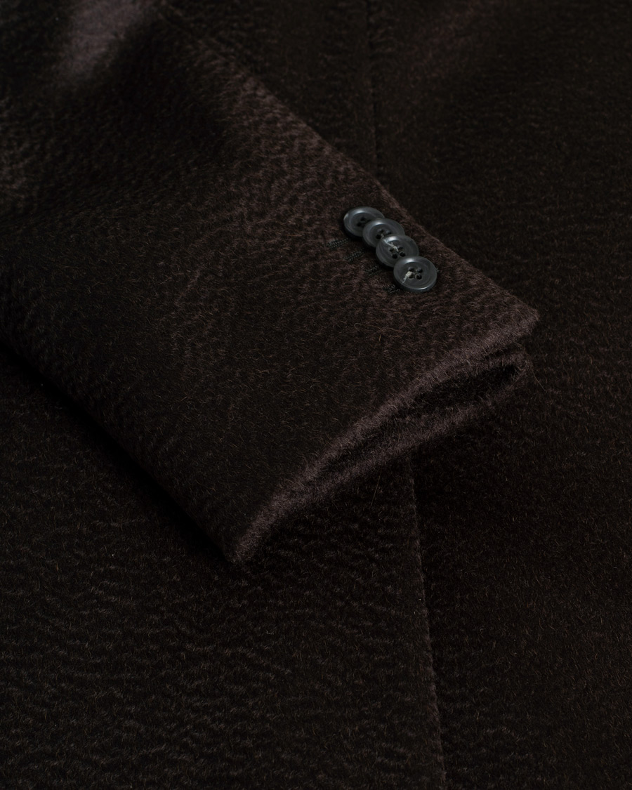 Herre | Oscar Jacobson Pekka Camel hair Coat Brown 50 | Pre-owned | Oscar Jacobson Pekka Camel hair Coat Brown 50