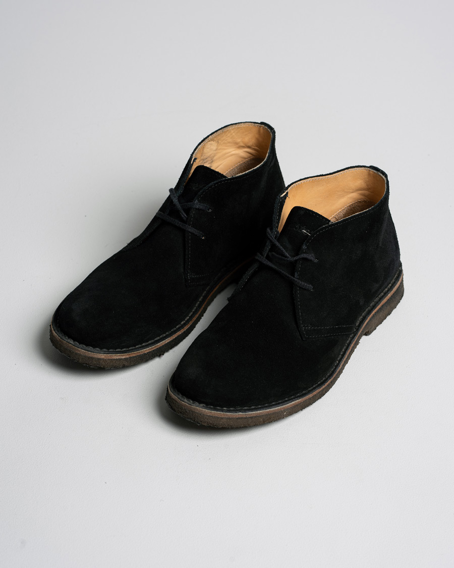 Herre | Astorflex Greenflex Desert Boot Black Suede 44 | Pre-owned | Astorflex Greenflex Desert Boot Black Suede 44