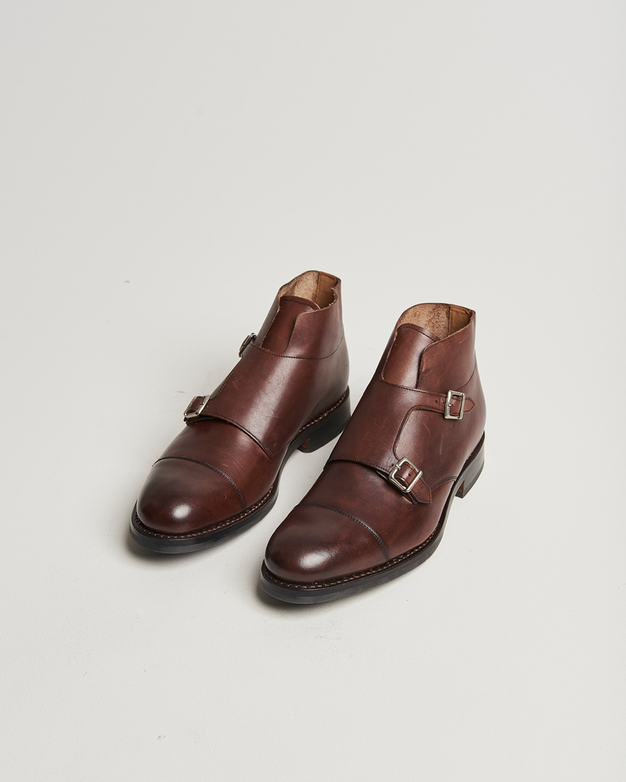 Herre | Pre-owned Sko | Pre-owned | Grenson Hansel Monkstrap Boots Brown UK7,5 - EU41,5