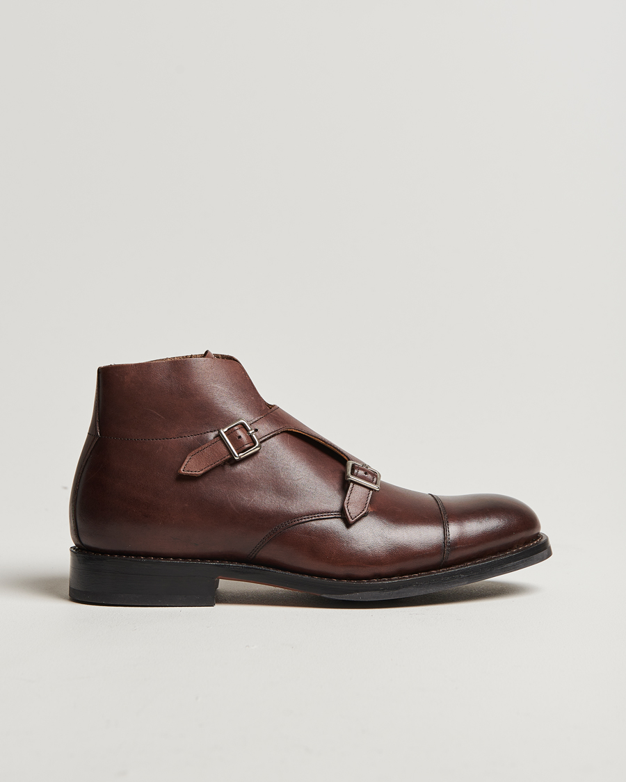Herre | Pre-owned Sko | Pre-owned | Grenson Hansel Monkstrap Boots Brown UK7,5 - EU41,5