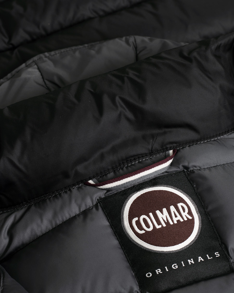 Herre | Jakker | Pre-owned | Colmar Concrete Down Detachable Hooded Jacket Black
