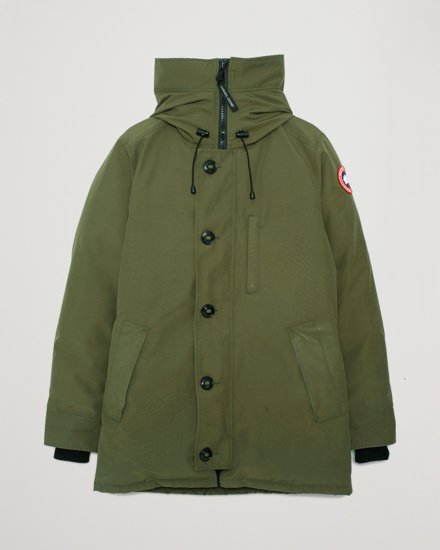 Herre | Canada Goose Chateau No Fur Parka Military Green | Pre-owned | Canada Goose Chateau No Fur Parka Military Green