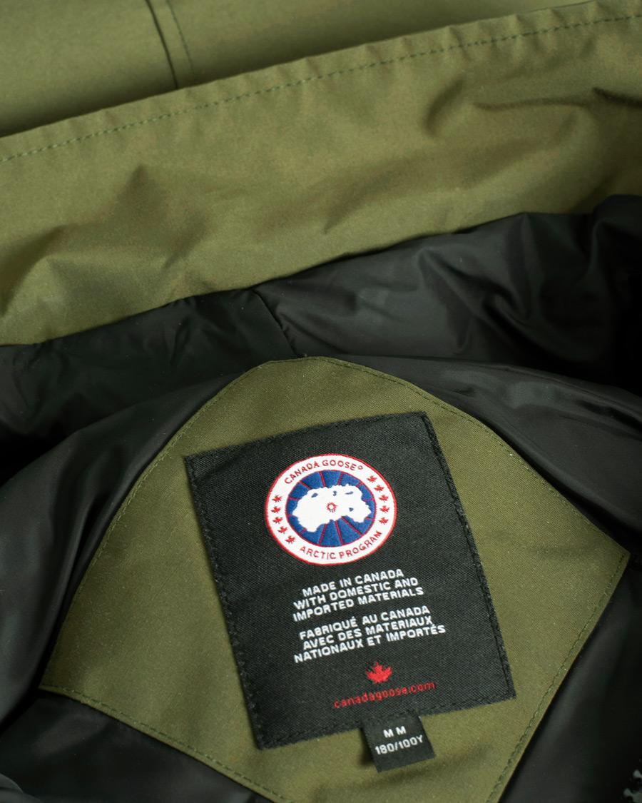 Herre | Canada Goose Chateau No Fur Parka Military Green | Pre-owned | Canada Goose Chateau No Fur Parka Military Green