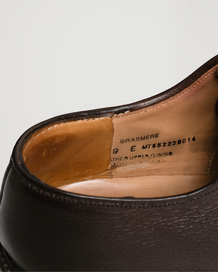 Herre | Crockett & Jones x Tärnsjö Garveri Grasmere Country Grain Dainite Dark Brown | Pre-owned | Crockett & Jones x Tärnsjö Garveri Grasmere Country Grain Dainite Dark Brown