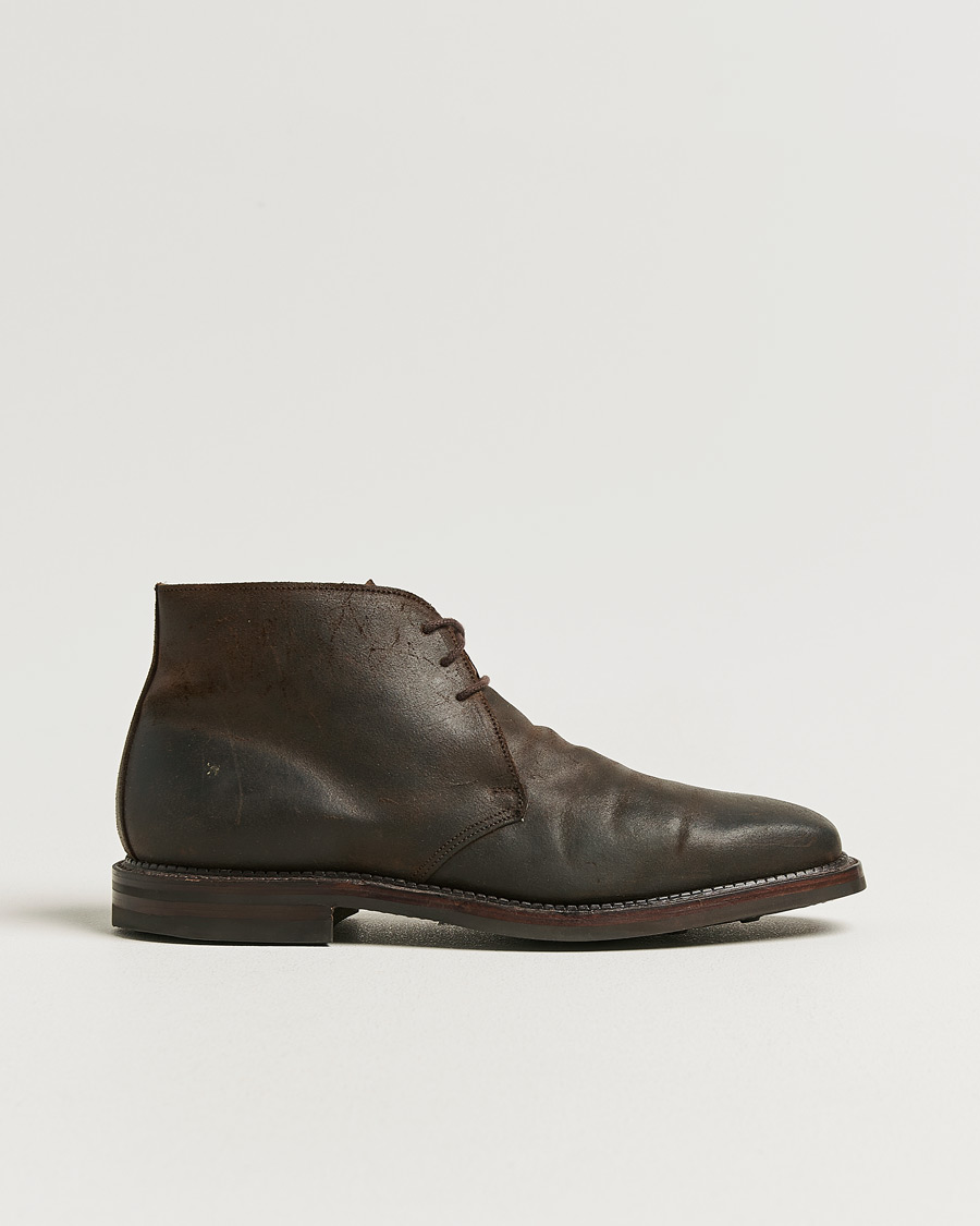 Herre | Pre-owned Randsyede sko | Pre-owned | Crockett & Jones Molton Chukka Dk Brown Rough-Out Suede UK10 - EU44