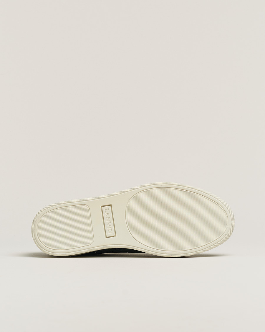 Herre | Lanvin DBB1 Patent Cap Toe Sneaker Dark Grey | Pre-owned | Lanvin DBB1 Patent Cap Toe Sneaker Dark Grey
