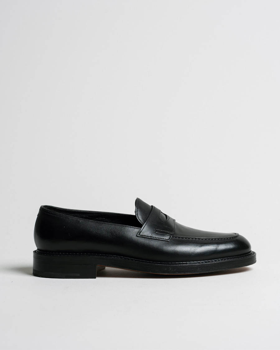 Herre | John Lobb Lopez New Standard Penny Loafer Black Calf UK8,5 - EU42,5 | Pre-owned | John Lobb Lopez New Standard Penny Loafer Black Calf UK8,5 - EU42,5