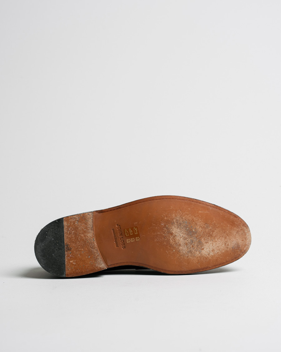 Herre | John Lobb Lopez New Standard Penny Loafer Black Calf UK8,5 - EU42,5 | Pre-owned | John Lobb Lopez New Standard Penny Loafer Black Calf UK8,5 - EU42,5