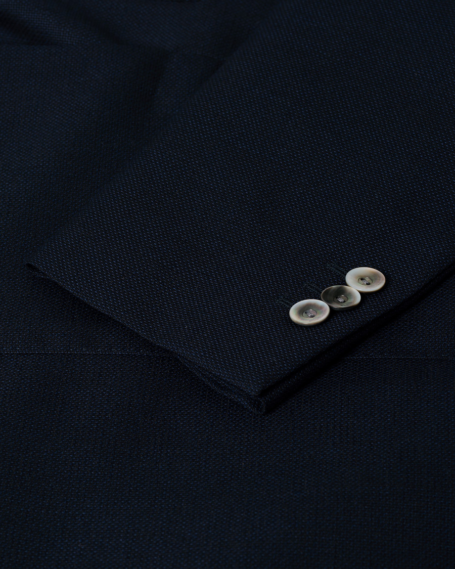 Herre | Blazere & jakker | Pre-owned | Boglioli K Jacket Wool Hopsack Blazer Navy