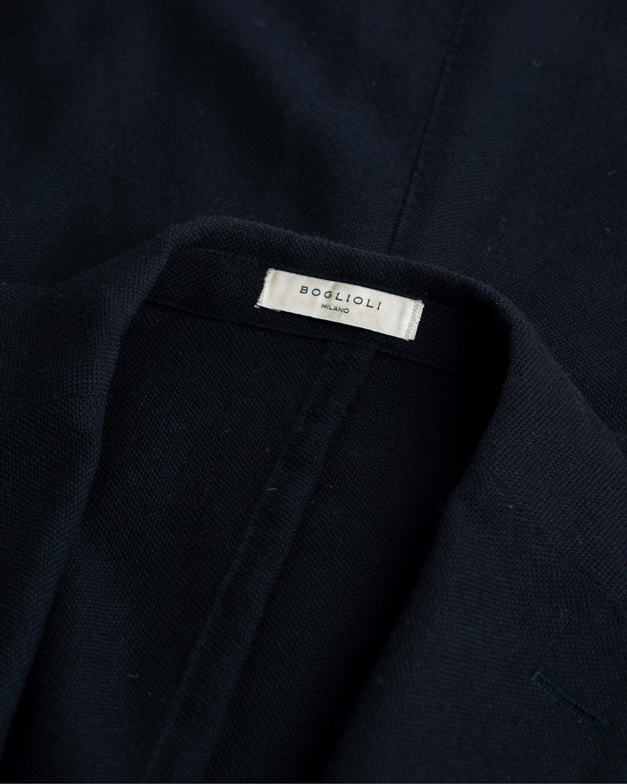 Herre | Blazere & jakker | Pre-owned | Boglioli K Jacket Wool Hopsack Blazer Navy