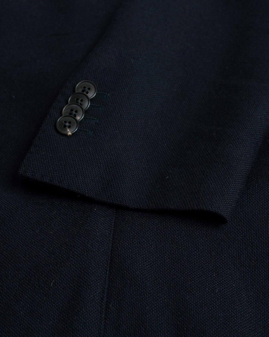 Herre | Blazere & jakker | Pre-owned | Boglioli K Jacket Wool Hopsack Blazer Navy