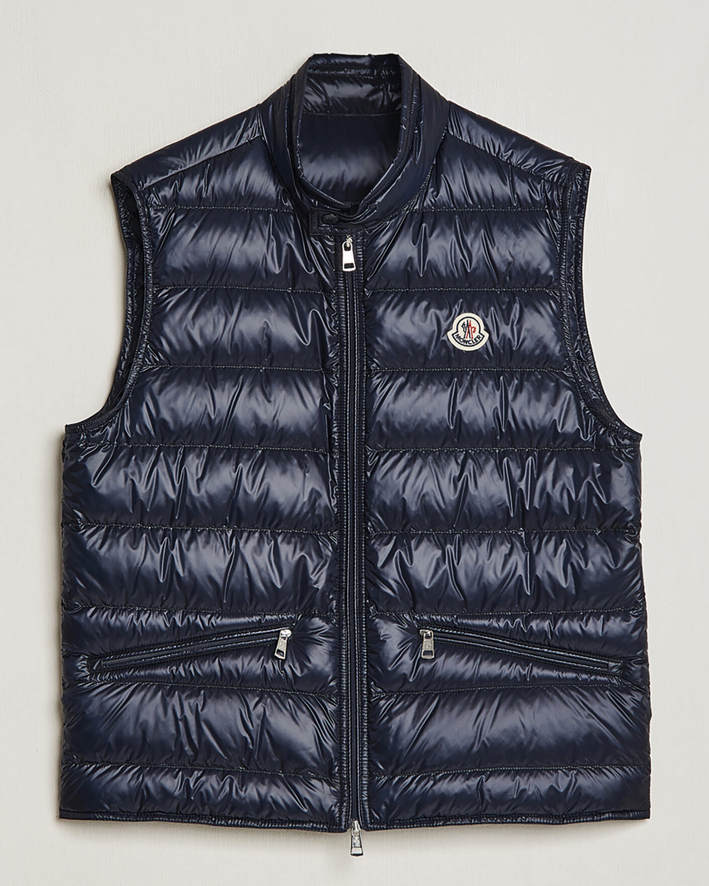 Herre | Pre-owned Jakker | Pre-owned | Moncler Gui Down Vest Navy 4 - XL