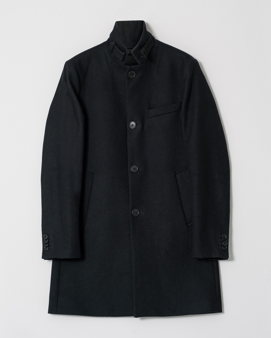 Herre | Jakker | Pre-owned | J.Lindeberg Holger Compact Melton Coat Black 48