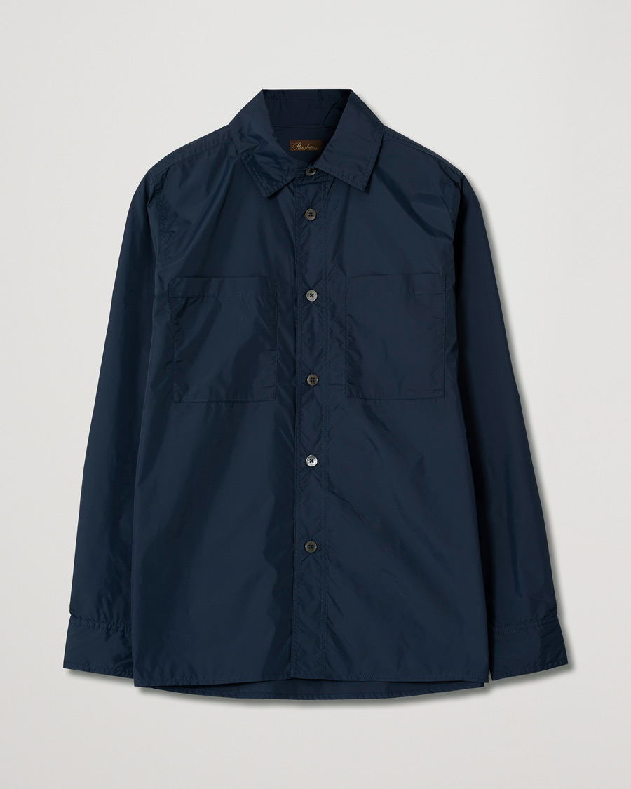 Herre | Stenströms Nylon Overshirt Navy | Pre-owned | Stenströms Nylon Overshirt Navy