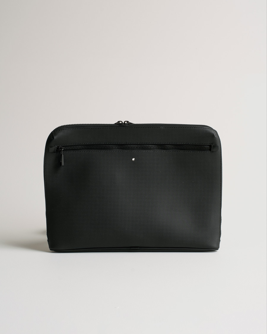Herre | Montblanc Extreme 2.0 Reporter Bag Black | Pre-owned | Montblanc Extreme 2.0 Reporter Bag Black