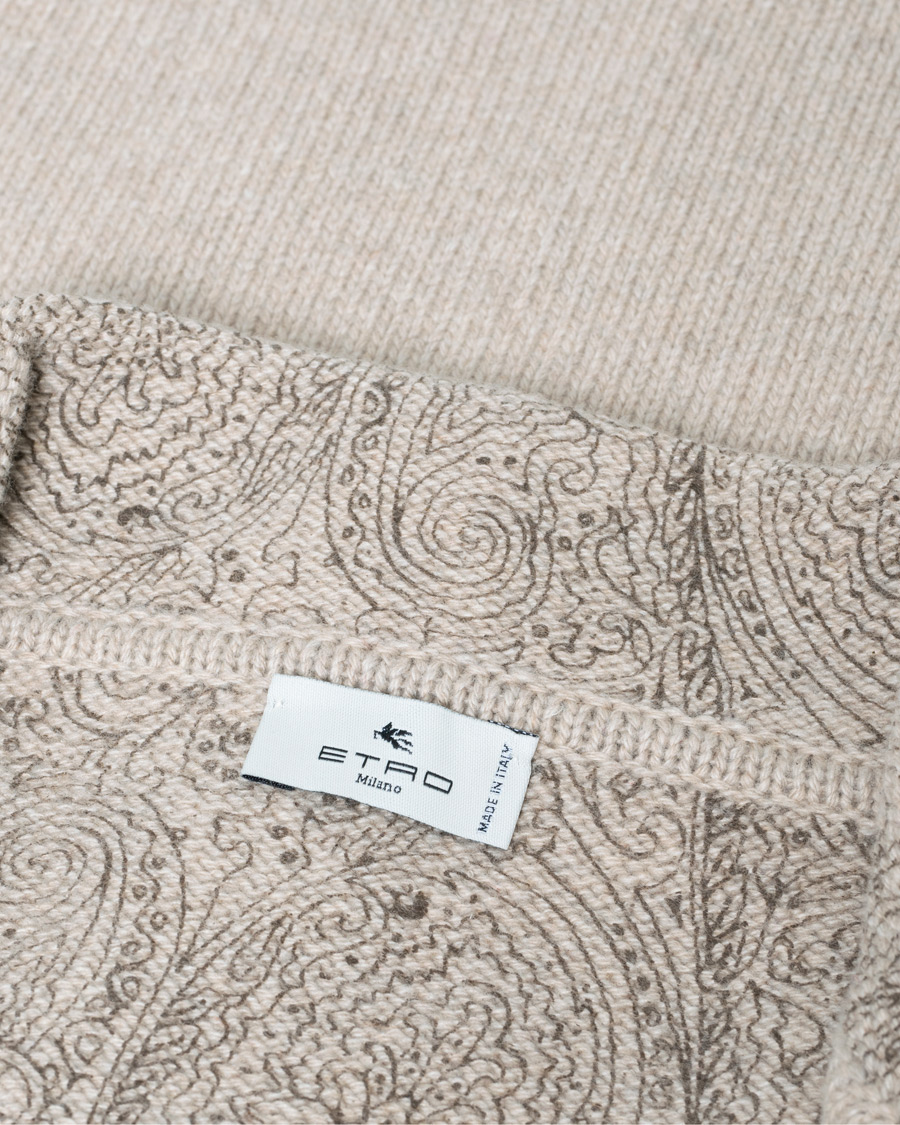 Herre | Blazere & jakker | Pre-owned | Etro Cashmere Knitted Blazer Beige L