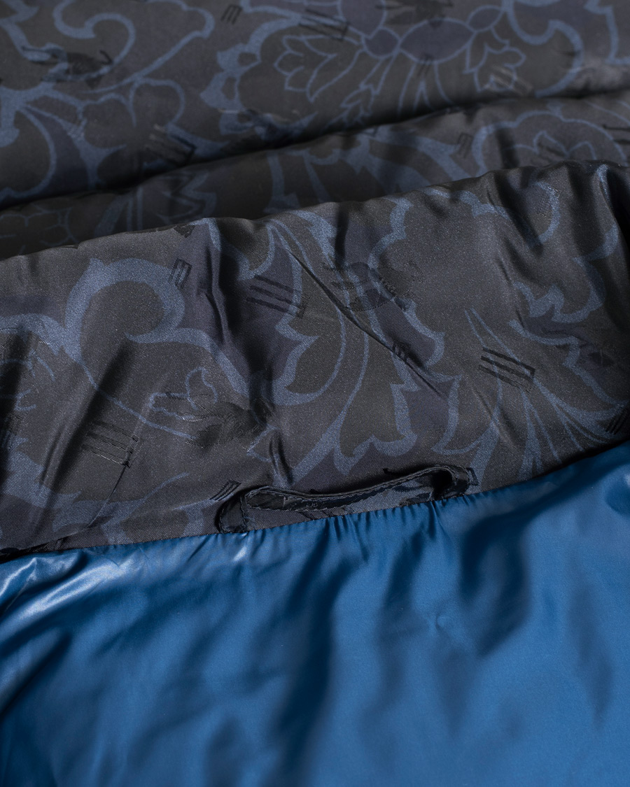 Herre | Etro Patterned Down Jacket Navy XL | Pre-owned | Etro Patterned Down Jacket Navy XL