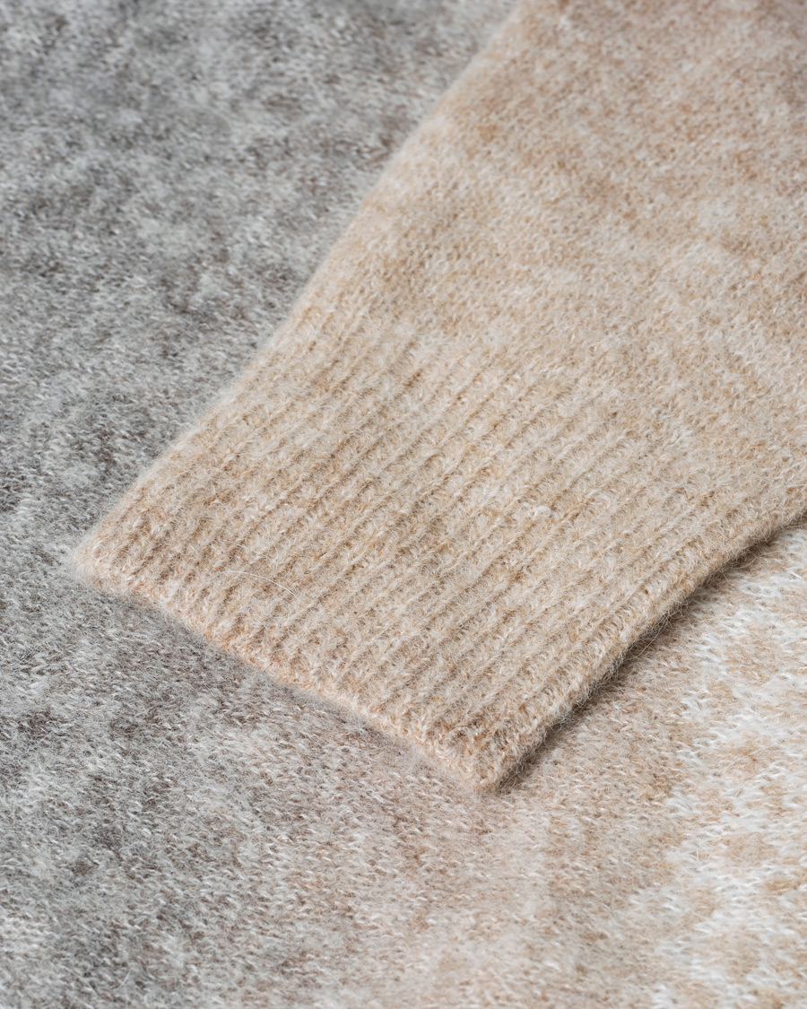 Herre | Trøjer | Pre-owned | Altea Norwegian Jacquard Alpaca Sweater Beige