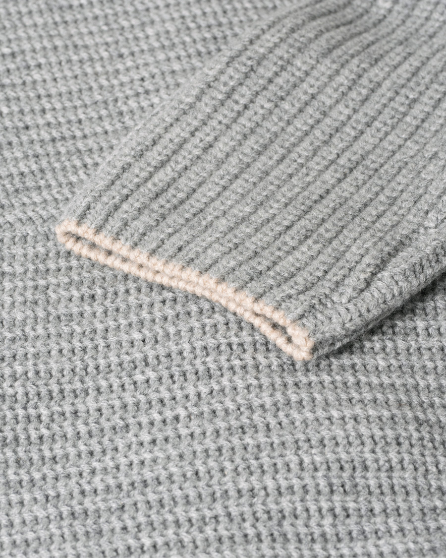 Herre | Trøjer | Pre-owned | Brunello Cucinelli Double Breasted Cashmere Cardigan Jacket Grey Melange