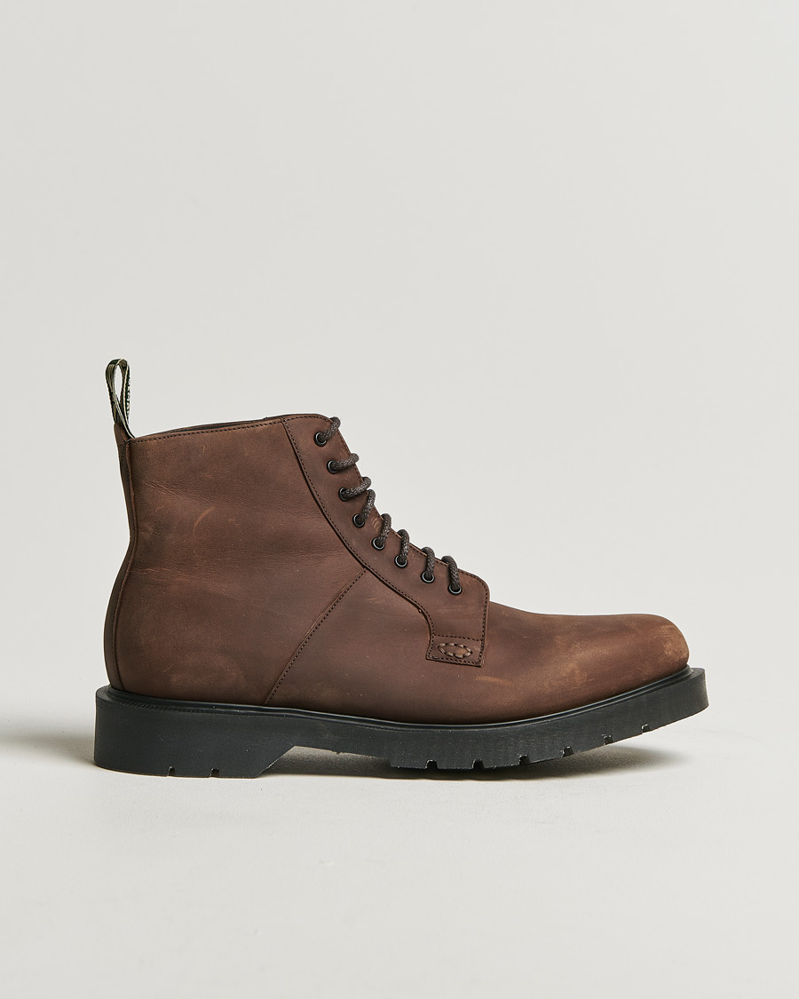 Herre | Loake Shoemakers Niro Heat Sealed Laced Boot Brown Nubuck | Pre-owned | Loake Shoemakers Niro Heat Sealed Laced Boot Brown Nubuck