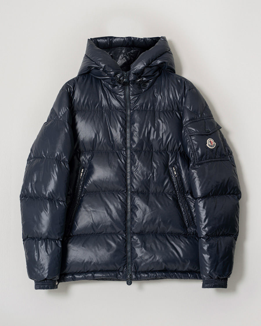 Herre | Jakker | Pre-owned | Moncler Ecrins Gloss Down Jacket Navy