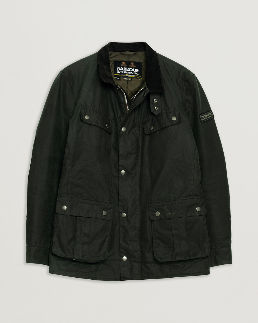 Herre | Barbour International Duke Jacket Sage | Pre-owned | Barbour International Duke Jacket Sage
