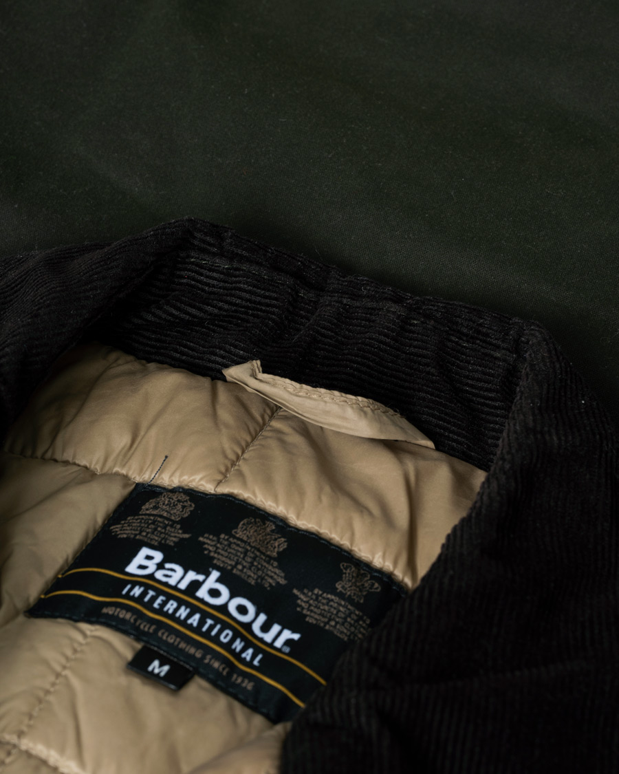 Herre | Jakker | Pre-owned | Barbour International Steve McQueen Workers Wax Jacket Sage