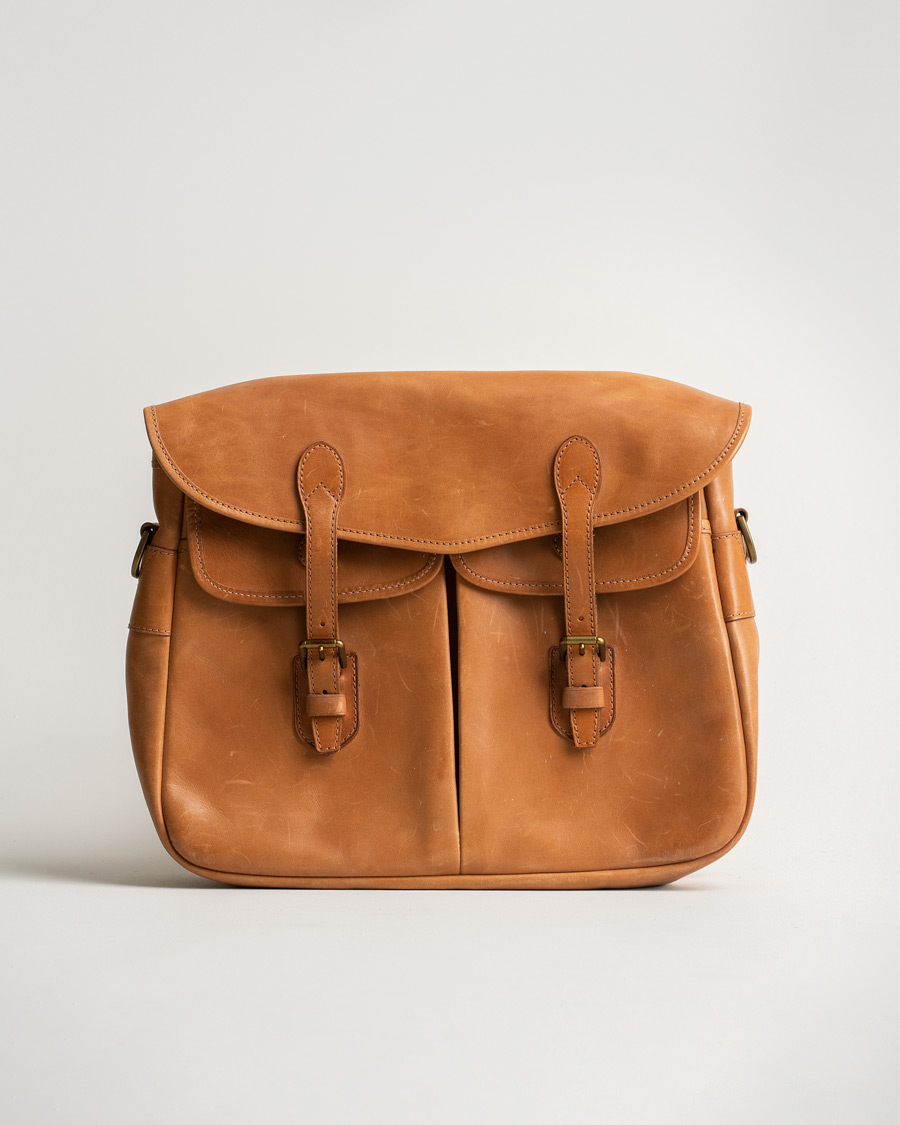 Herre | Polo Ralph Lauren Leather Duffle Bag Natural | Pre-owned | Polo Ralph Lauren Leather Duffle Bag Natural