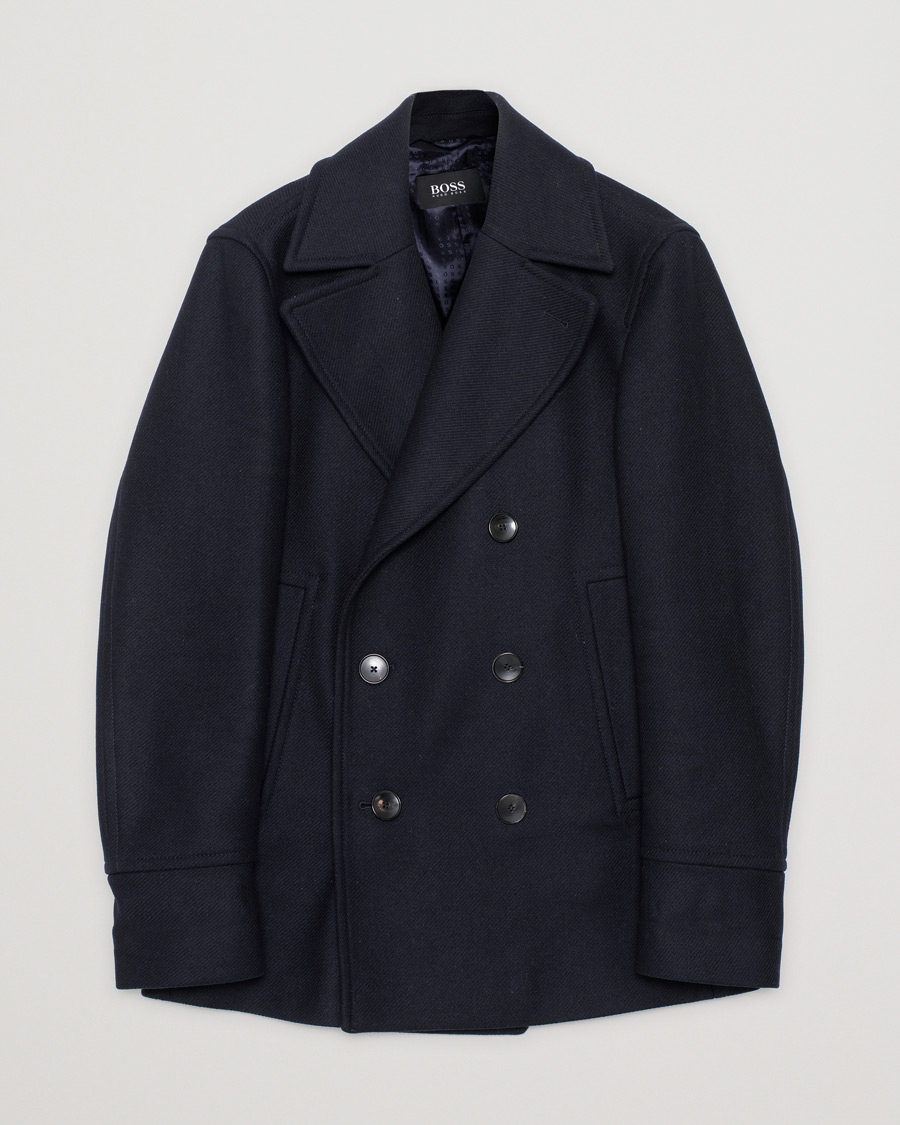 Herre | Jakker | Pre-owned | BOSS Hyde Peacoat Dark Blue