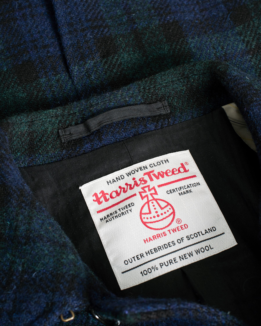 Herre | Jakker | Pre-owned | BEAMS PLUS Balmacaan Harris Tweed Coat Blackwatch
