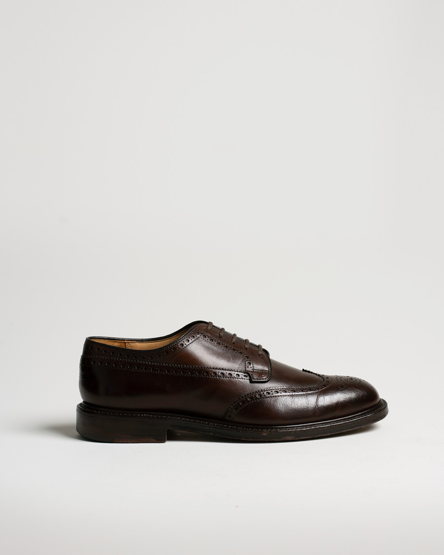 Herre | Church's Grafton Polished Binder Brogue Burgundy | Pre-owned | Church's Grafton Polished Binder Brogue Burgundy