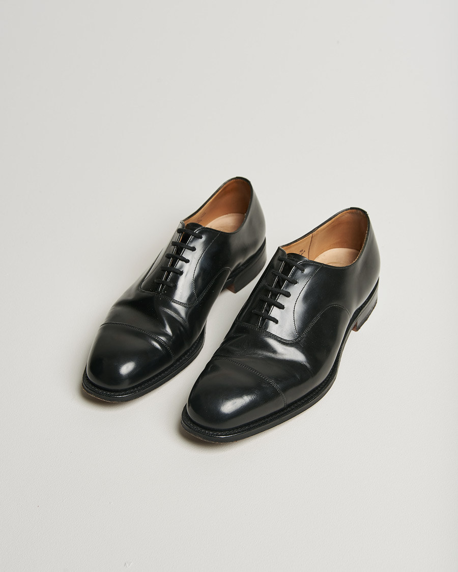 Herre | Church's Consul Calf Leather Oxford Black | Pre-owned | Church's Consul Calf Leather Oxford Black