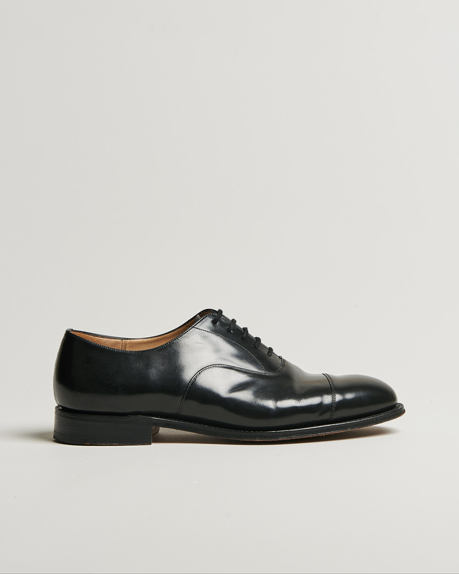 Herre | Church's Consul Calf Leather Oxford Black | Pre-owned | Church's Consul Calf Leather Oxford Black