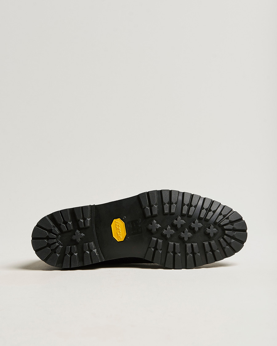 Herre | Pre-owned Randsyede sko | Pre-owned | Crockett & Jones Pembroke Derbys Scotch Grain Vibram Black Calf UK6,5 - EU40,5