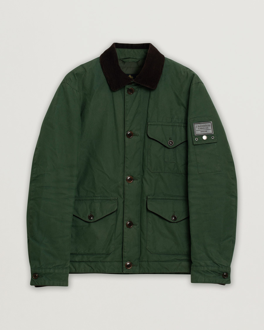 Herre | Jakker | Pre-owned | Barbour Gold Standard Polkerris Padded Shirt Jacket Sage