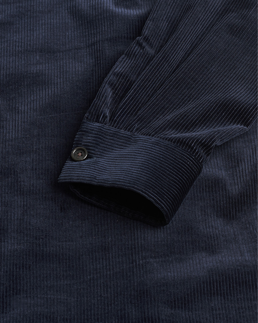 Herre | Pre-owned Skjorter | Pre-owned | Ralph Lauren Purple Label Double Pocket Overshirt Classic Navy S