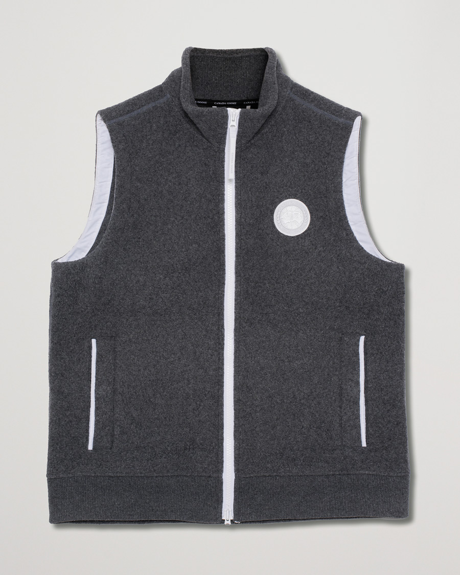 Herre | Jakker | Pre-owned | Canada Goose Mersey Fleece Vest Quarry Grey