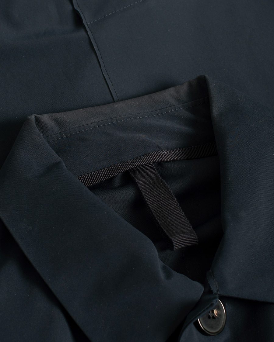 Herre | Harris Wharf London Light Technic Mac Coat Dark Blue | Pre-owned | Harris Wharf London Light Technic Mac Coat Dark Blue