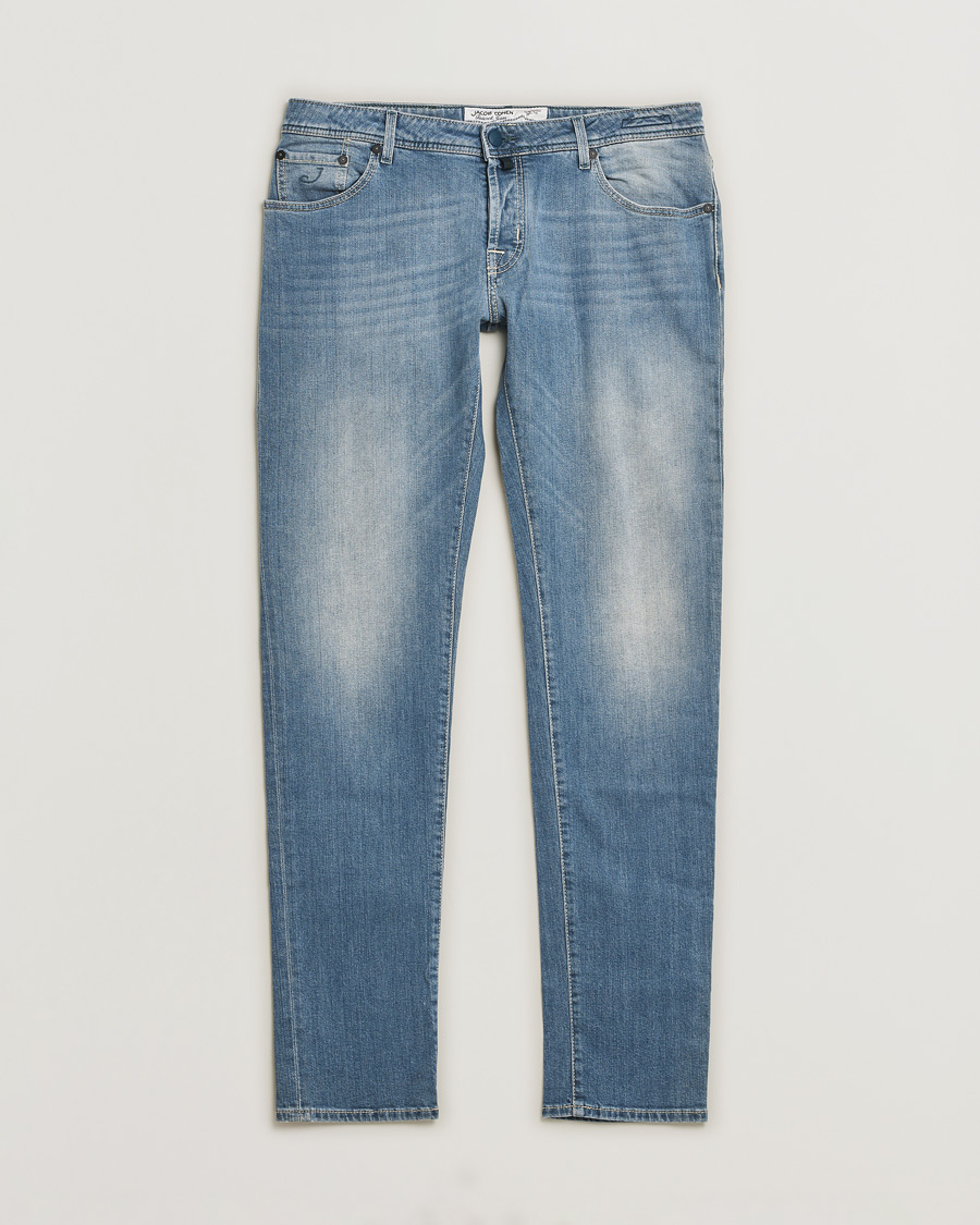 Herre | Jacob Cohën Nick 622 Slim Fit Stretch Jeans Light Blue W38 | Pre-owned | Jacob Cohën Nick 622 Slim Fit Stretch Jeans Light Blue W38