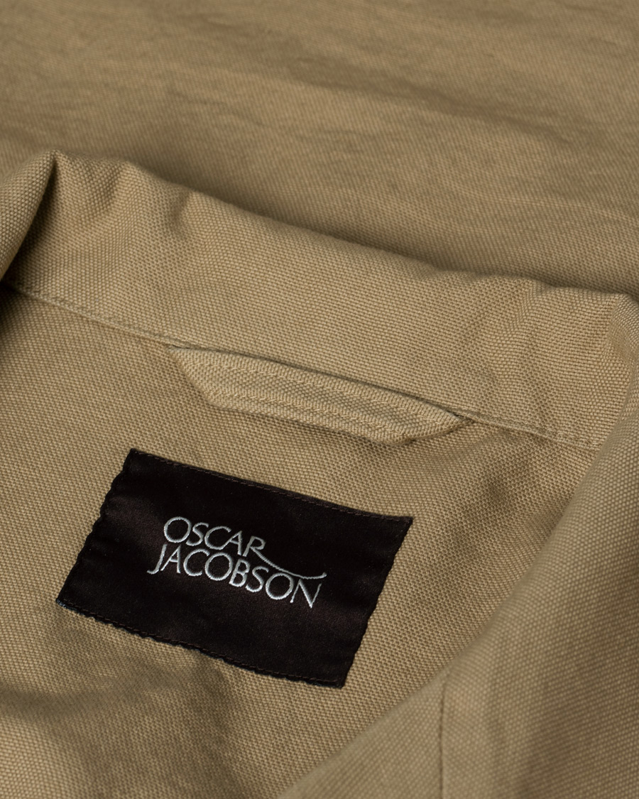 Herre | Jakker | Pre-owned | Oscar Jacobson Wester Cotton Field Jacket Beige 54